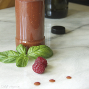 Gluten-free Dairy-free Raspberry Basil Salad Dressing