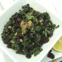 Gluten-free, Dairy-free Black Rice Lemon Kale Salad