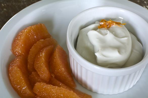 Gluten-free Dairy-free Coconut Cream Whipped Topping with Orange Essence