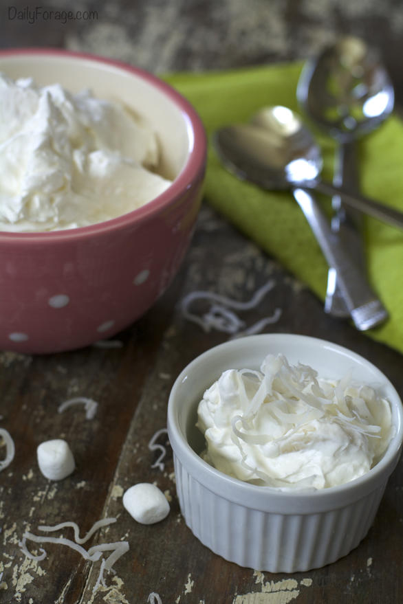 Gluten-free Dairy-free Tropical Whipped Cream Salad 
