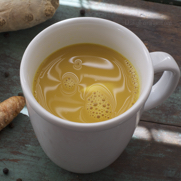 Dairy Free Golden Milk Turmeric Tea by DailyForage.com